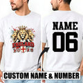 Personalised England Tournament 2026 Custom Name Number Football Fan Top Unisex
