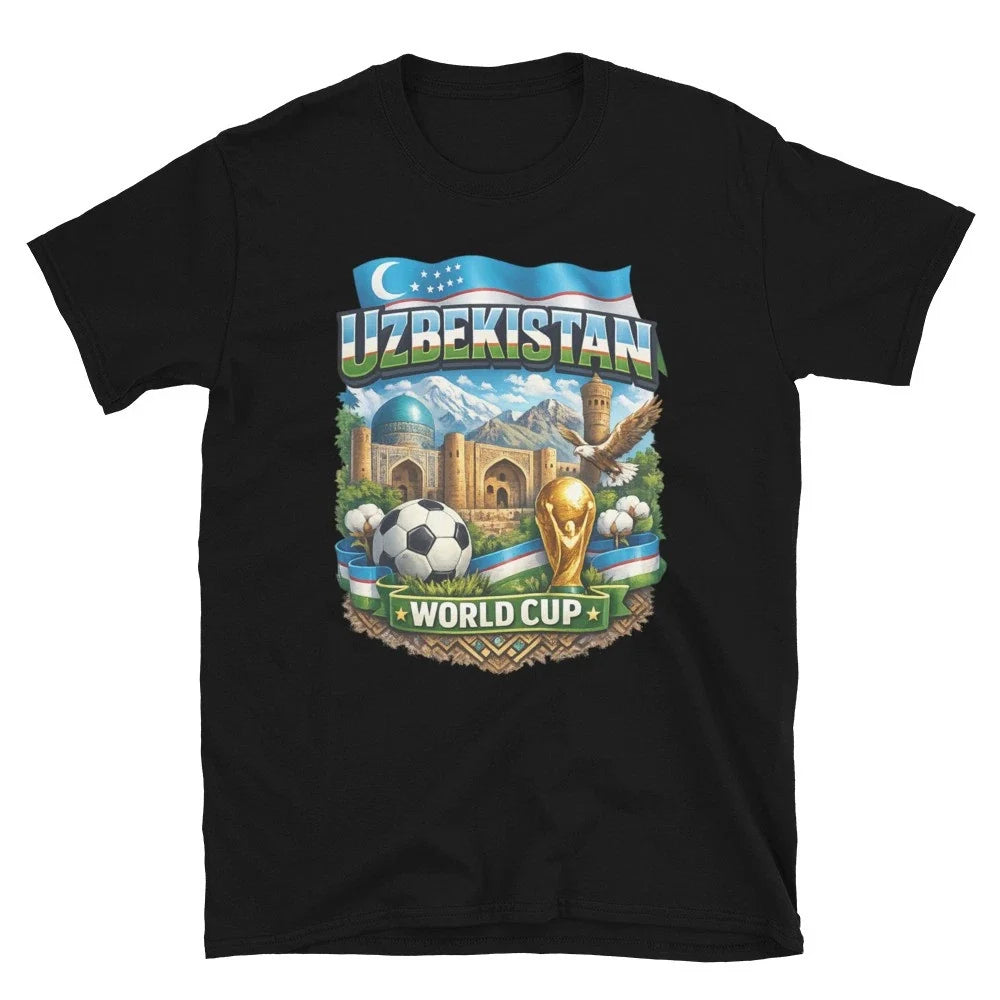Uzbekistan World Cup Football Fan Blue & White Supporter Edition Unisex Unisex