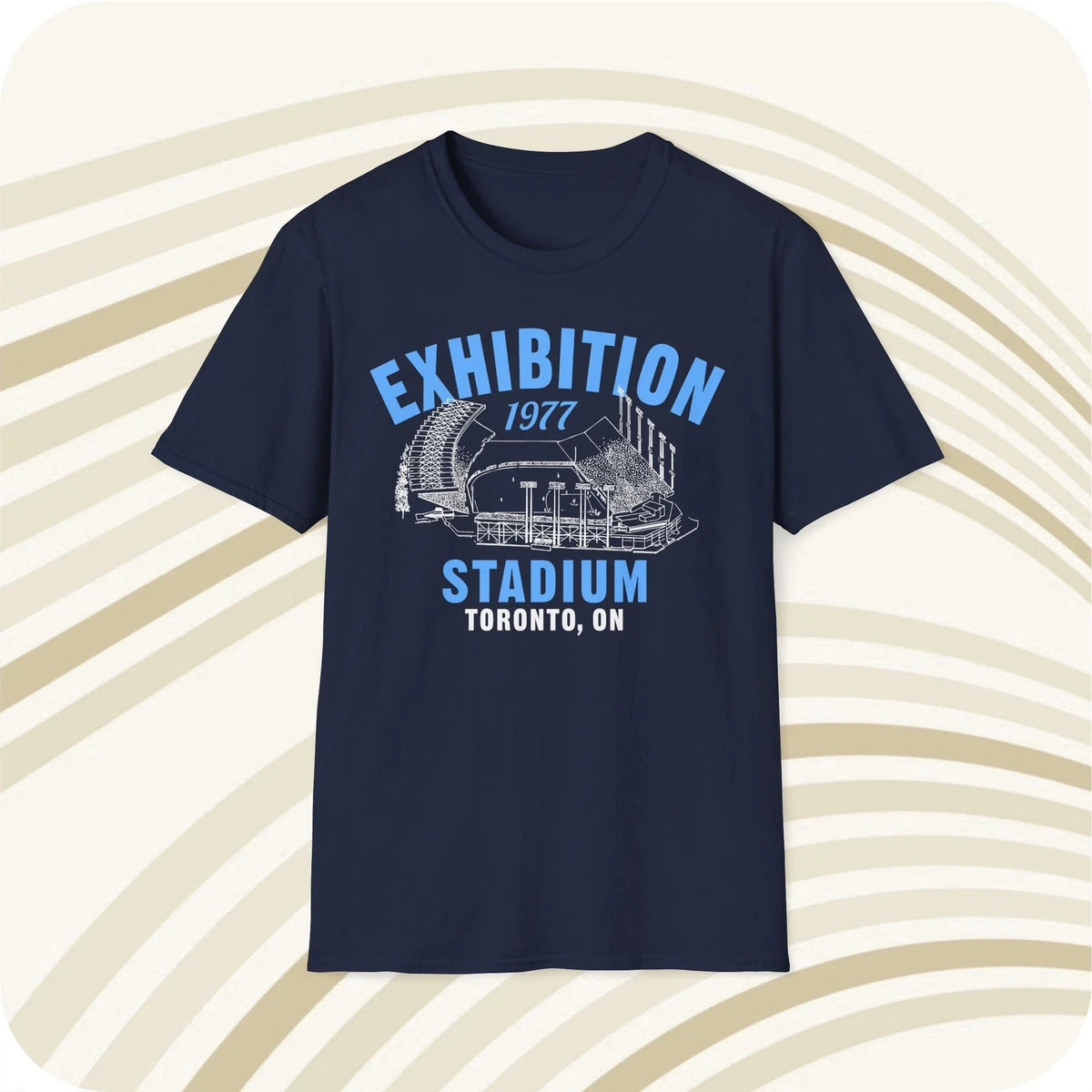 Exhibition Stadium 1977 Classic Cut Baseball - Toronto Blue Jays Unisex
