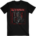 Iron Maiden Senjutsu Cover Distressed Red Official Tee Mens Unisex Unisex