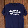 Legend Since 1986, 40th Birthday , Gift for 40 year old man, 40th tshirt Unisex