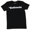 Bethesda Mens - Simple White Word Logo Image Unisex