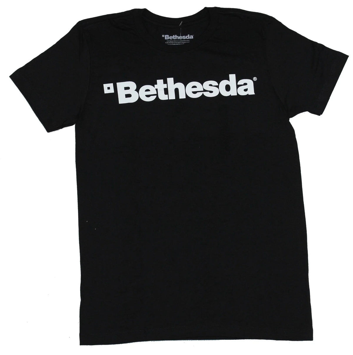Bethesda Mens - Simple White Word Logo Image Unisex