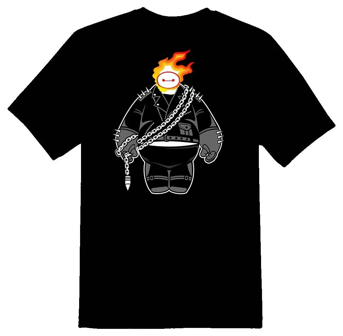 Big Ghost Shirt Black or White Tee Unisex