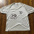 VTG 70s Dodger Sportswear Grunge Thrashed White Central High Soccer Jersey Sz L Unisex