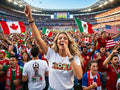 United 2026 World Cup Soccer Fan , USA, Canada, Mexico Football Tee Unisex