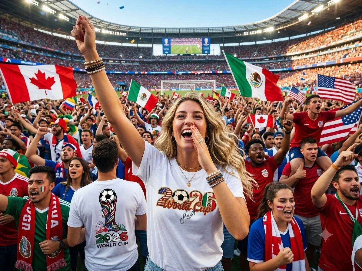 United 2026 World Cup Soccer Fan , USA, Canada, Mexico Football Tee Unisex
