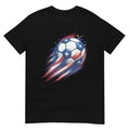 Retro Soccer 4th of July Gifts Patriotic red White Blue Boys Unisex