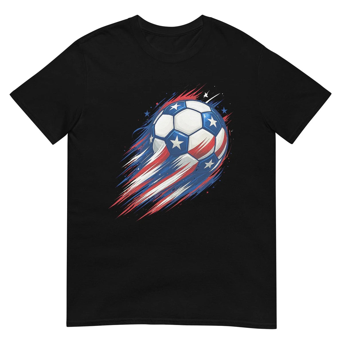 Retro Soccer 4th of July Gifts Patriotic red White Blue Boys Unisex