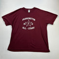Farmington All-Star Shirt Adult 2XL XXL Red Connecticut Football Basketball Mens Unisex