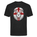 England St George Flag Lion Face T Shirt England Football Fan Supporter Tee Unisex