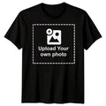 Custom Photo Upload Mens Personalised Your Photo Printed Tee Unisex