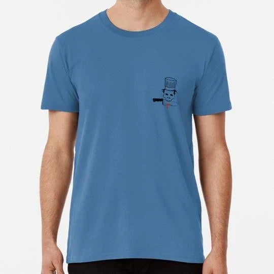 The Chef Skull With Knife Logo Of Anthony Bourdain Celebrity S-5XL USA Unisex