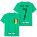 Personalised Senegal Football Unisex Kids Name Number Tee #WC Unisex