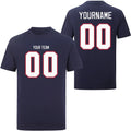 Personalized Print s, Custom Cotton Tops Tee - Add Any Name/Number/Photo Unisex