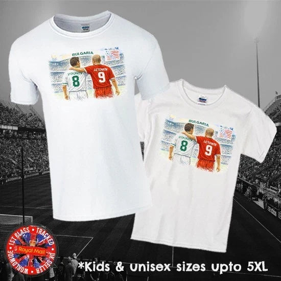 Bulgaria Stoichkov Letchkov USA 94 World Cup in Men, Ladies & Kids Sizes Unisex