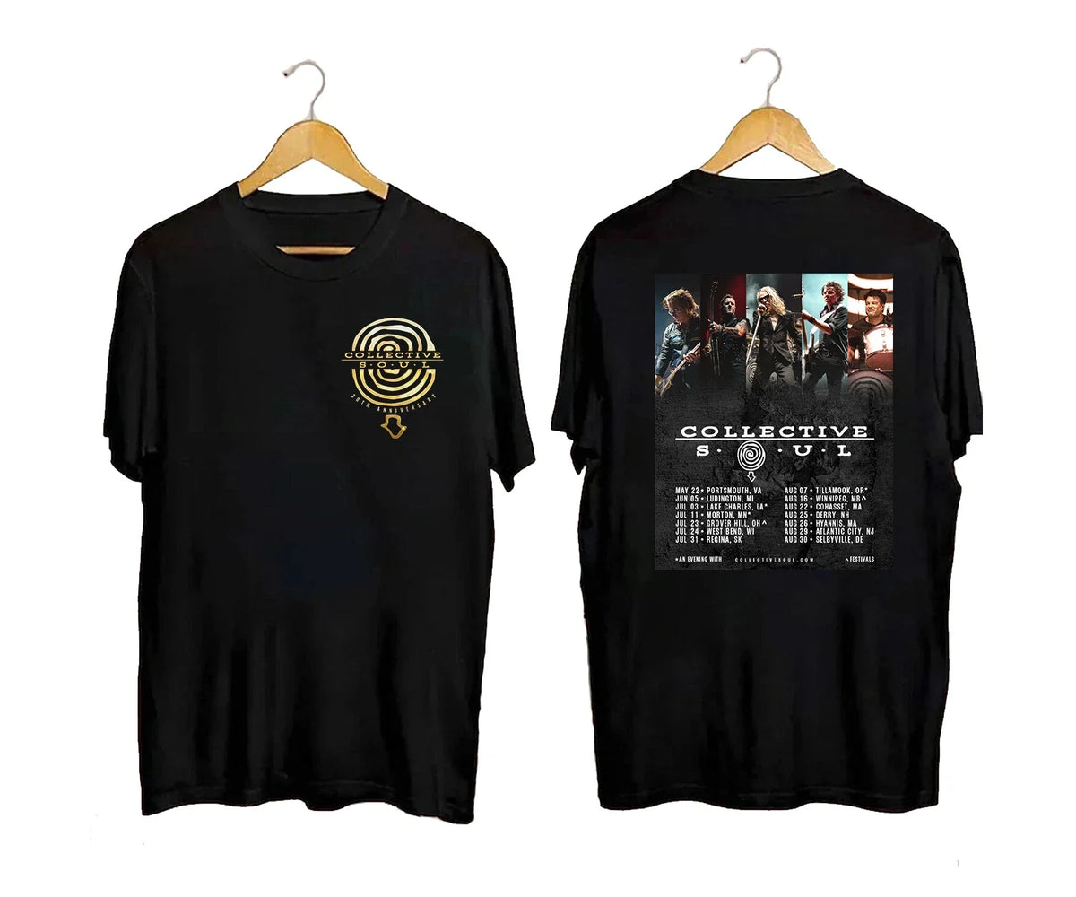 Collective Soul 30th Anniversary Tour 2026 Dates Band Tee Unisex