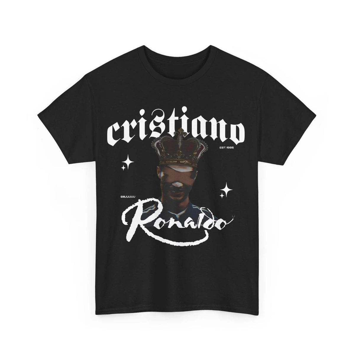 Cristiano Ronaldo King Edition Tshirt, Soccer Fan Shirt, Football Player Gift. Unisex