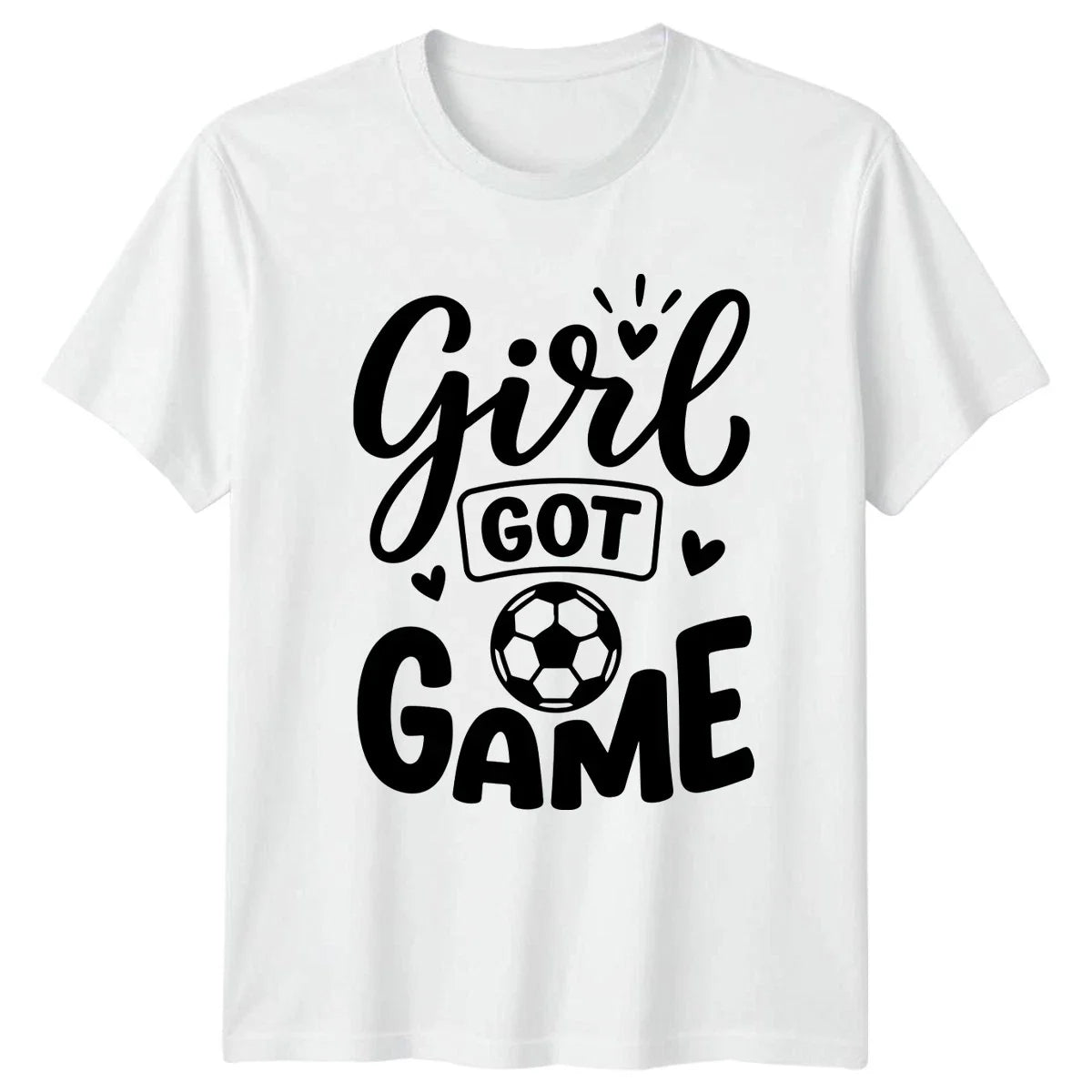 Girl Got Game Womens Girls Soccer Soccer Birthday Gift For Her Unisex