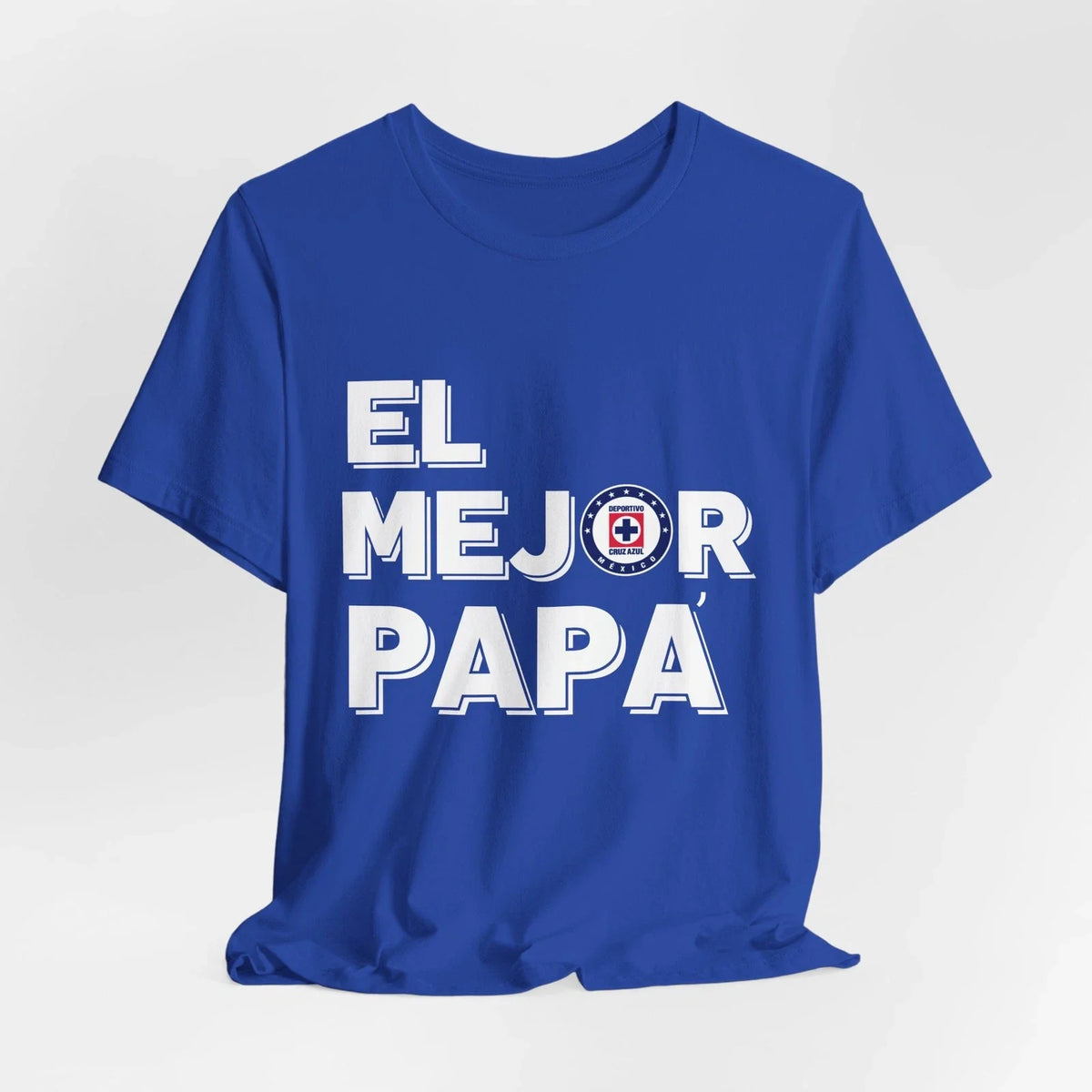 El Mejor Papá Soccer Fan Shirt | Mexican Dad Gift Tee | Futbol Blue Team Unisex