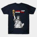 Statue of Liberty World Cup Trophy – USA 2026 Soccer Line Art Design Unisex