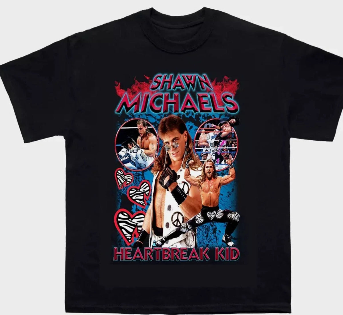 Retro Style Shawn Michaels Heartbreak Kid Shirt Black Unisex S-5XL Unisex