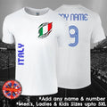 Italy Football Fan Personalised Mens Ladies Kids Euros World Cup Unisex