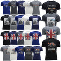 New Mens T Shirts Printed Short Sleeve Crew Round Neck Tees Casual Cotton Top Unisex