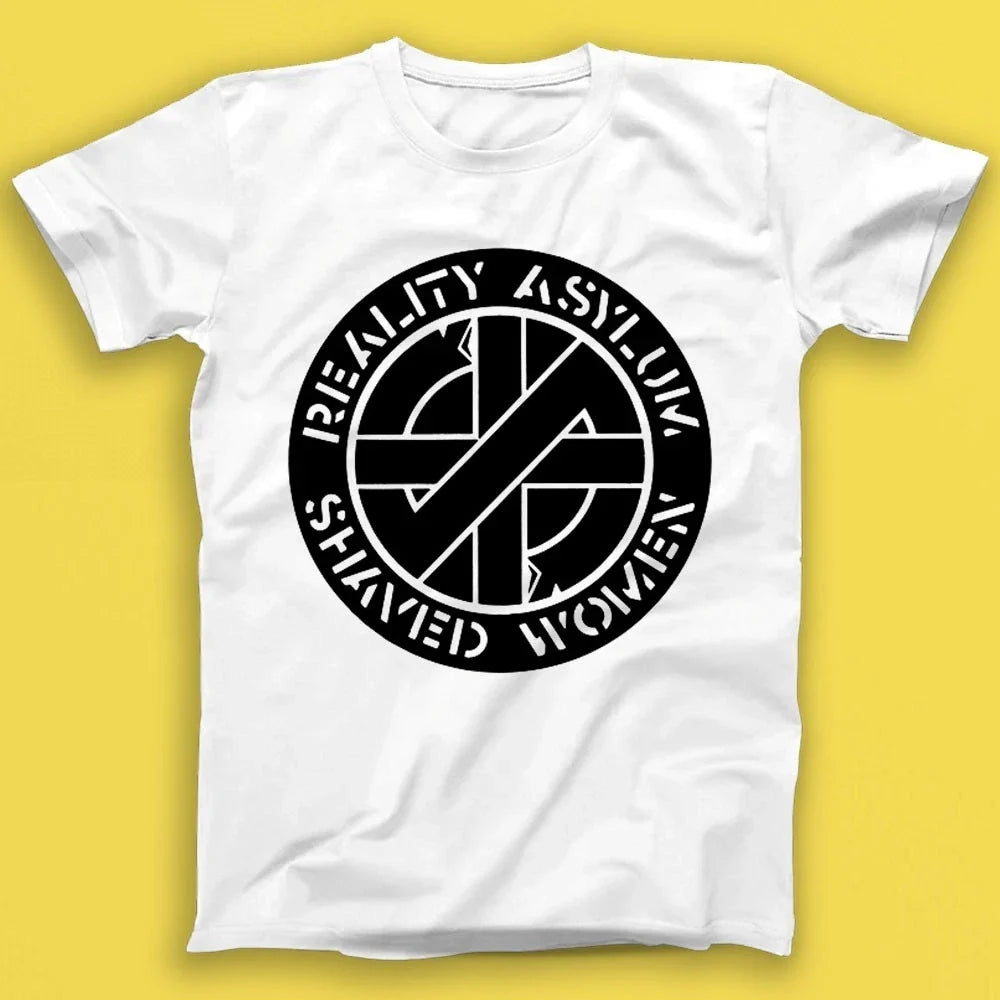 Crass Reality Asylum Punk Rock Music Gift Tshirt T1803 Unisex