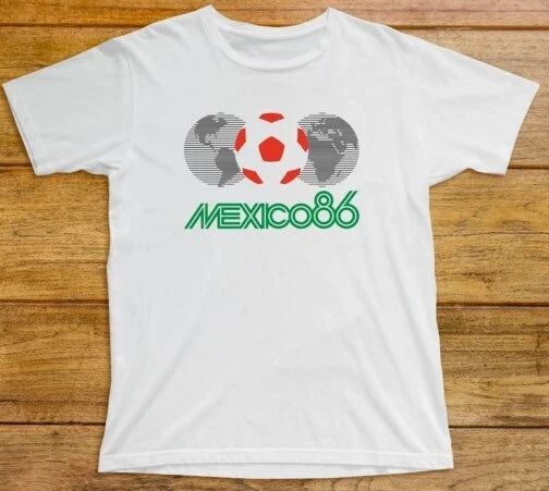 Mexico 86 T Shirt 795 Retro 80s Football Soccer World Cup Maradona Argentina New Unisex