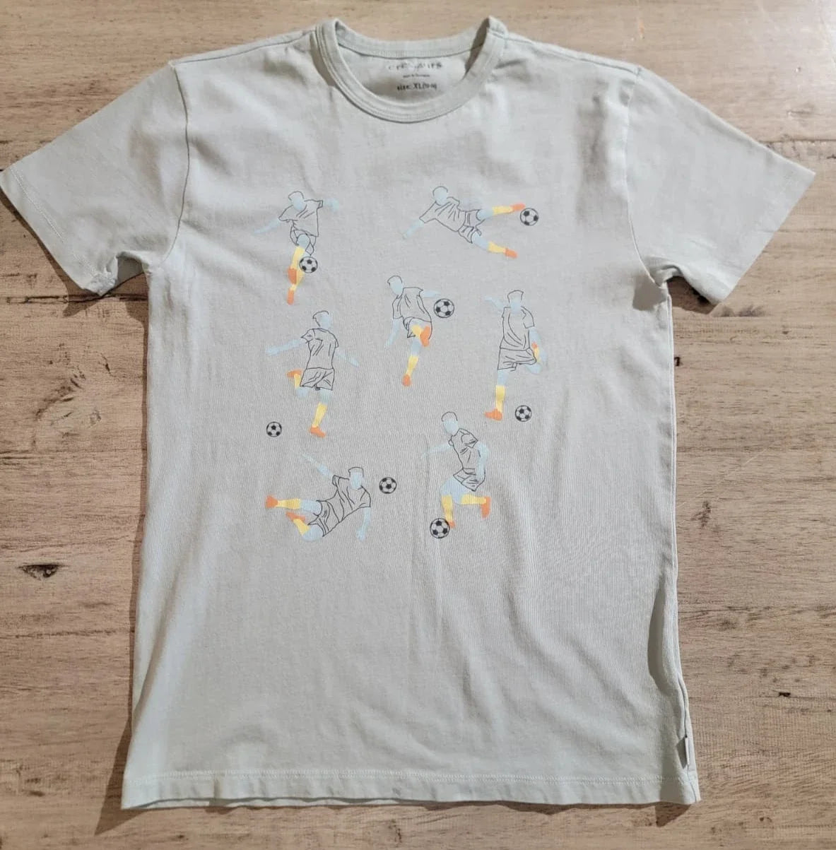 Kids Casual Soccer Fan Design Funny Day Unisex XL 12-14 Unisex