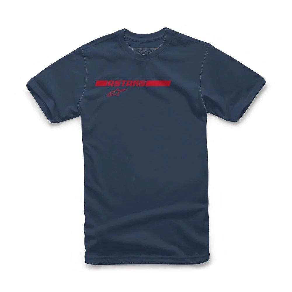 Alpinestars Fastback T Shirt Men Motorcycle Motorbike Tee -Casual wear Navy (70) Unisex
