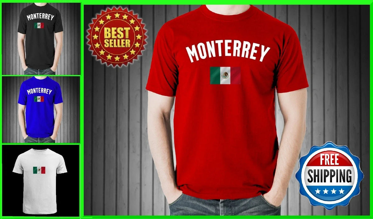 MONTERREY SHIRT RETRO MEXICO PREMIUM CLOTHING MONTERREY CAMISA FREE SHIPPING Unisex