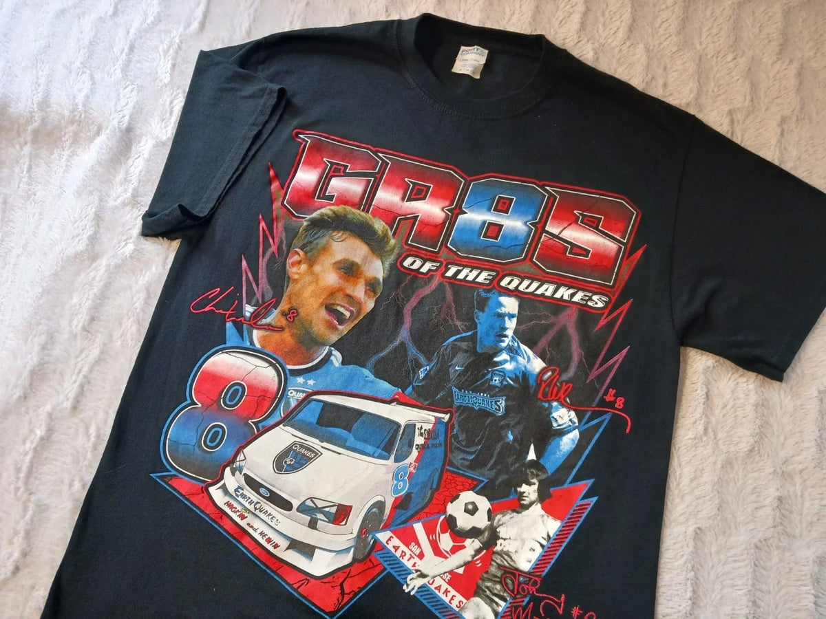 San Jose SJ Earthquakes Greats GR8S Shirt Chris Wondolowski SGA Men’s Medium Unisex
