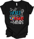 The World Needs All Kinds of Minds Autism Awareness Tee Unisex