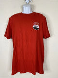 NWOT Gildan Men Size L Red Retro Egypt Soccer Team Crest T Shirt Short Sleeve Unisex
