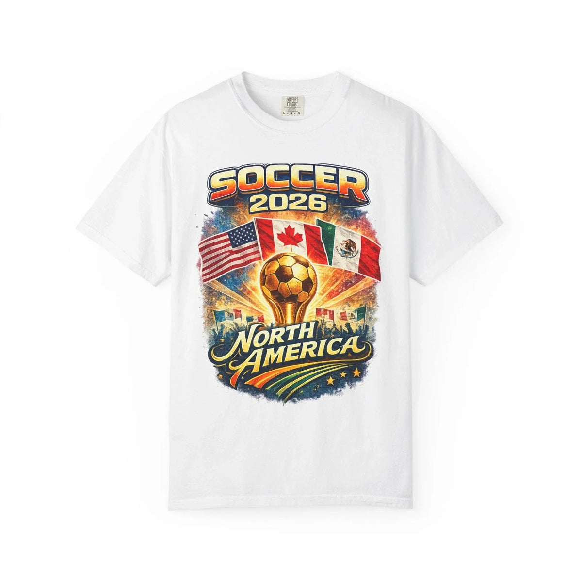 Soccer 2026 North America | USA Canada Mexico Flags Unisex