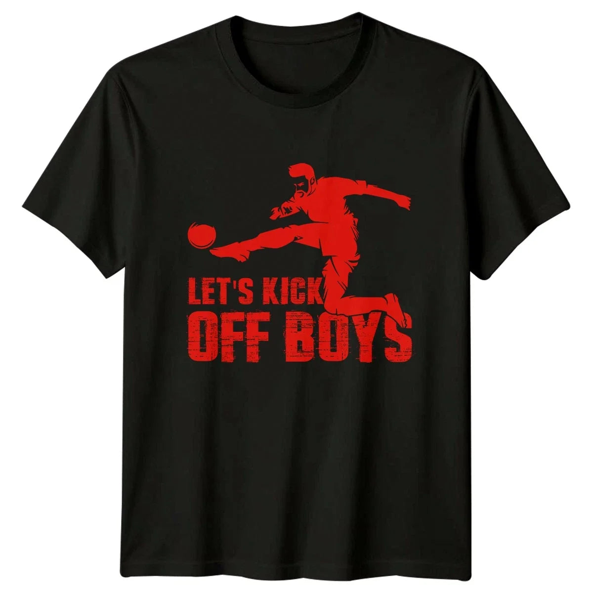 Lets Kick Off Boys Mens Soccer Football Fathers Day Gift For Him Unisex