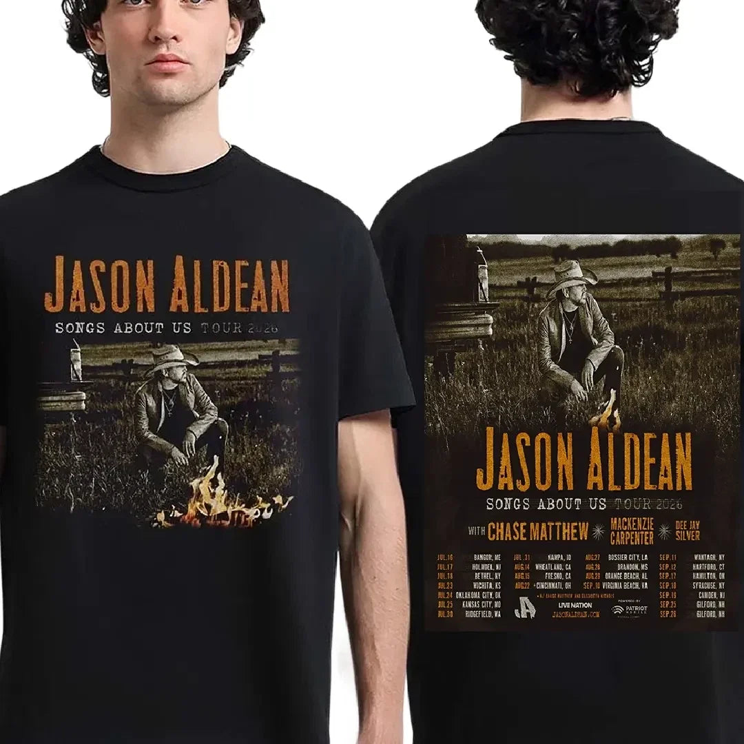 Jason Aldean Tour 2026 North America T Shirt Unisex