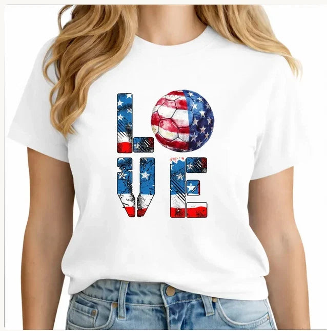 World Cup 2026 Shirt, Soccer Love Shirt, USA Soccer Tee, Football Fan Shirt Unisex