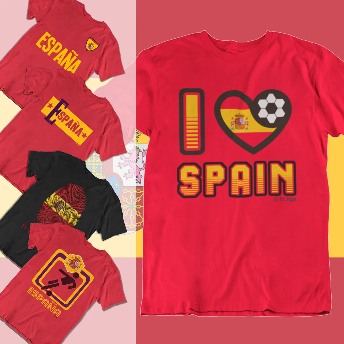 Adults Kids Choice Of SPAIN Football s 2026 Spanish World Cup Mens Espana Unisex