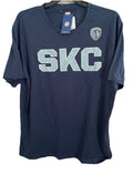 MLS Sporting Kansas City - SKC -Men’s Short Sleeve Shirt Navy 2x Nwt Unisex