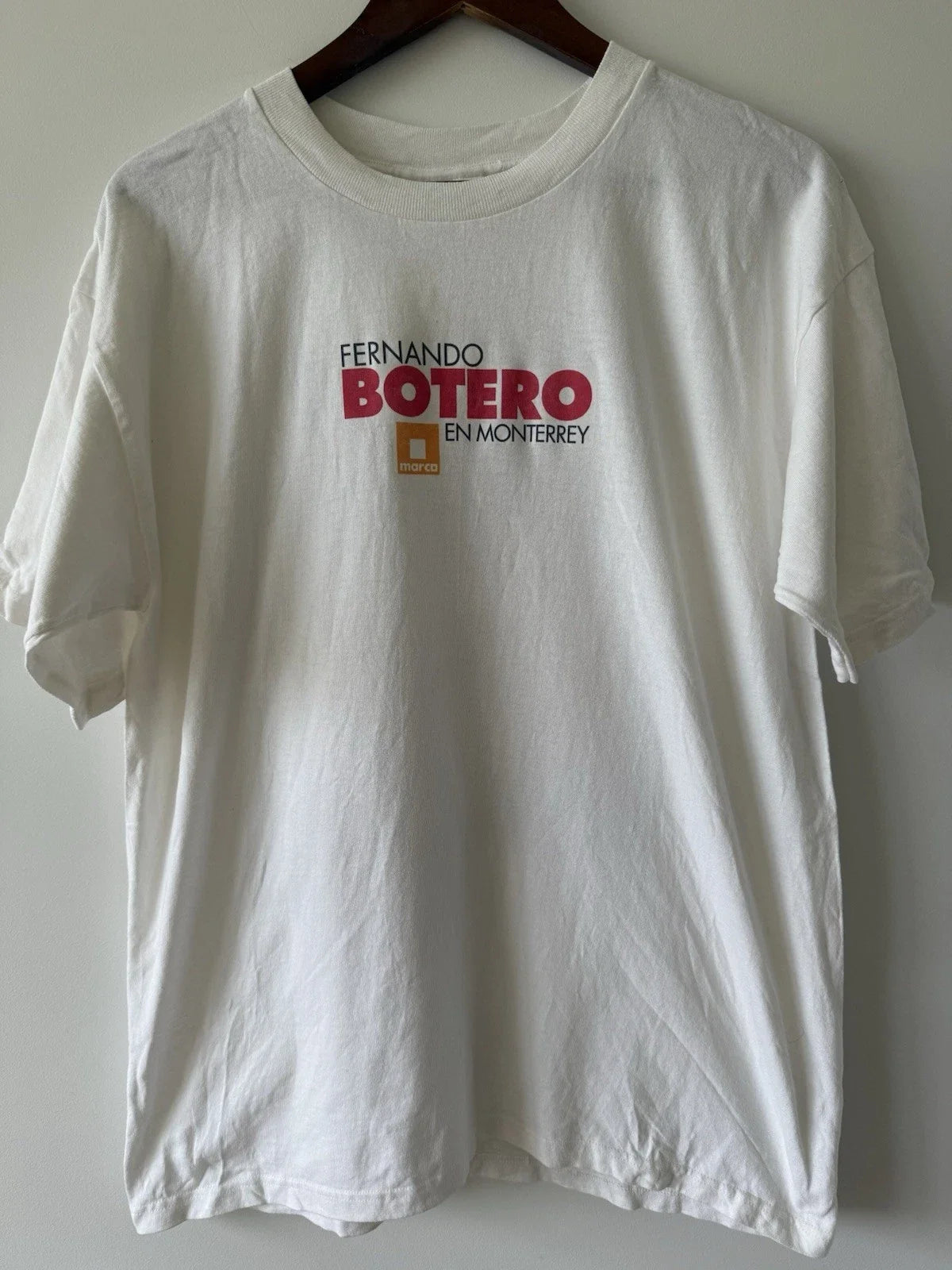 VINTAGE 1999 Fernando Botero In Monterrey Double Sided Art Exhibition Unisex