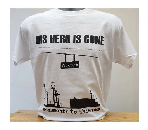 His Hero Is Gone T Shirt Monuments Music Hardcore Totalitar Gauze Fools Gold 096 Unisex
