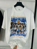 Argentina Soccer Graphic T Shirt Vamos Argentina Football Fan Tee Unisex Unisex