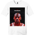 NEW Art Society MJ AIR 23 IM BACK WHITE Tee Shirt SMALL-6XLARGE MADE IN USA Unisex