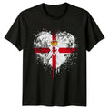 Northern Ireland Flag Heart Mens Ulster Pride Tee Unisex
