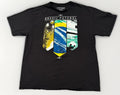 Fifth Sun Brasil Futebol Graphic Men’s XL Black Soccer Brazil Tee Unisex