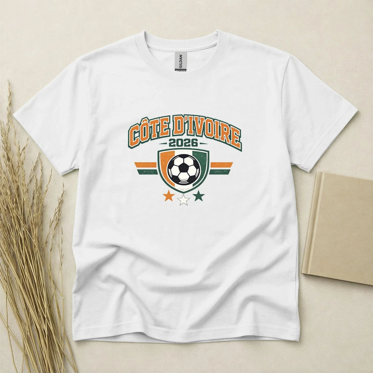 Cote DIvoire 2026 Football Fan T Shirt Soccer Supporters Gildan Cotton Top Unisex