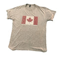 M&O Gold Gray Vancouver Canada Flag Graphic Men's Crew Neck Size M Unisex